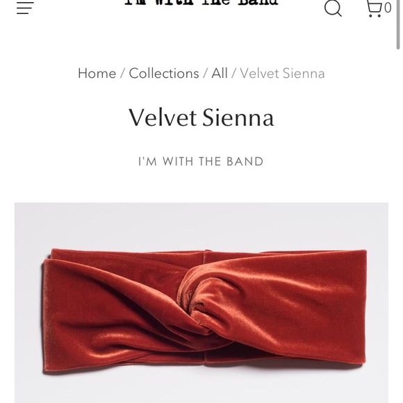 Im with the band velvet sienna headband - Picture 3 of 7